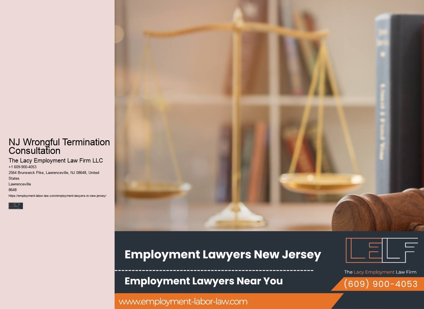 NJ Employee Rights Attorney Services