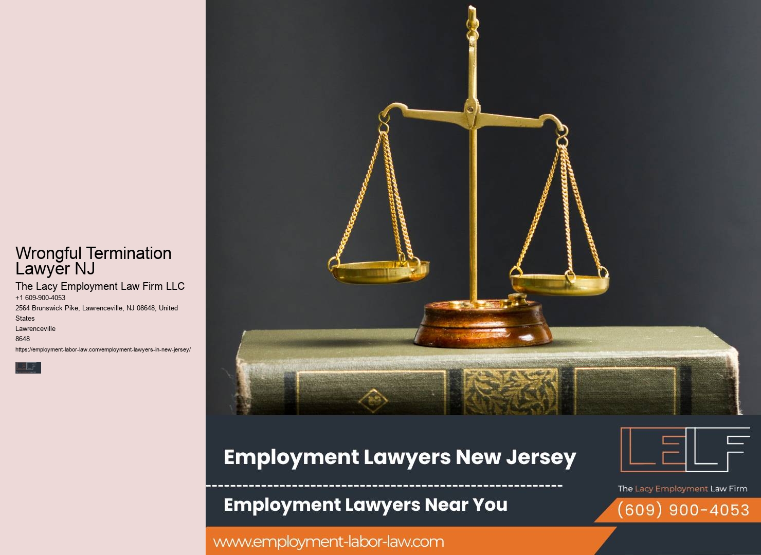 Wrongful Termination Lawyer NJ Family and Medical Leave Lawyer