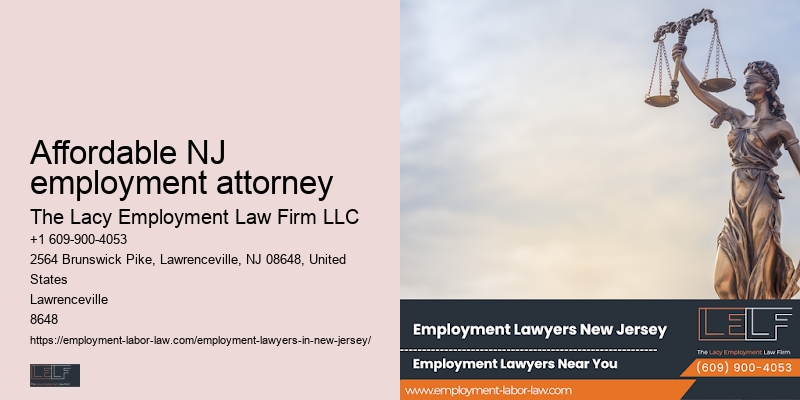 Affordable NJ employment attorney severance agreement attorney consultation