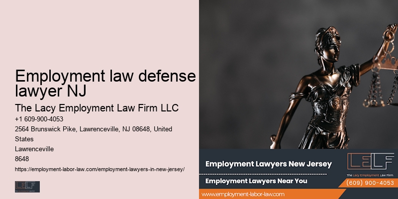 Employment law defense lawyer NJ workplace discrimination lawyer case study