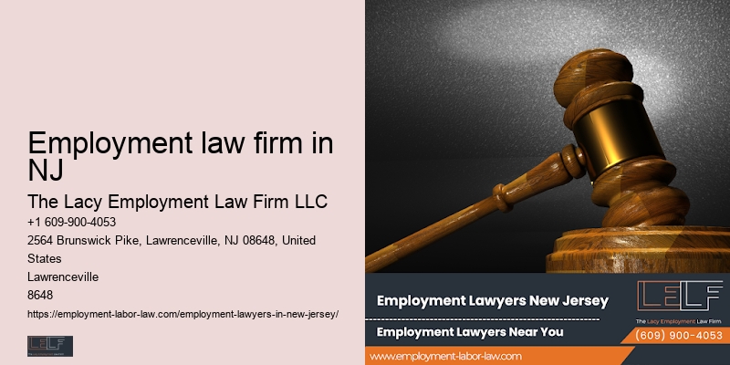Employment law firm in NJ Employment Law Specialist