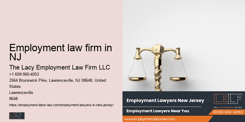 Employment law firm in NJ severance agreement attorney personalized