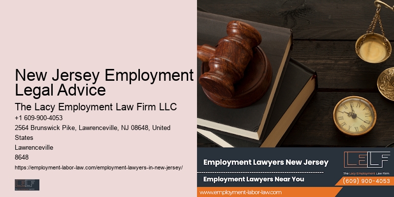 New Jersey Employment Legal Advice wage and hour lawyer trusted advisor
