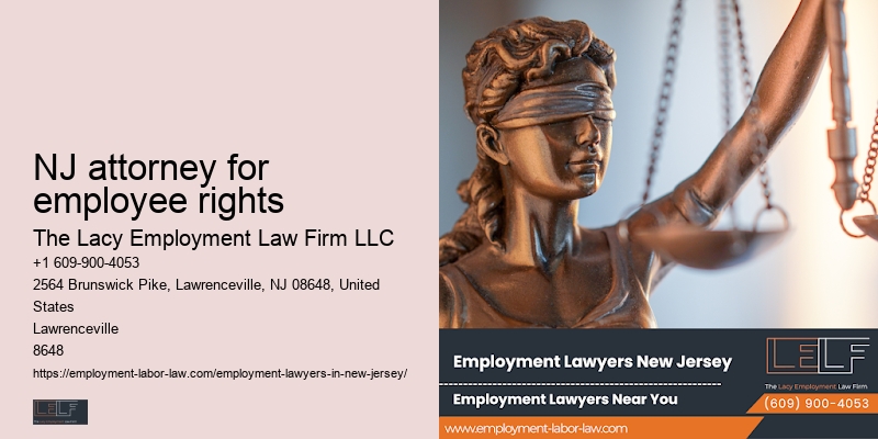NJ attorney for employee rights employment litigation attorney proactive