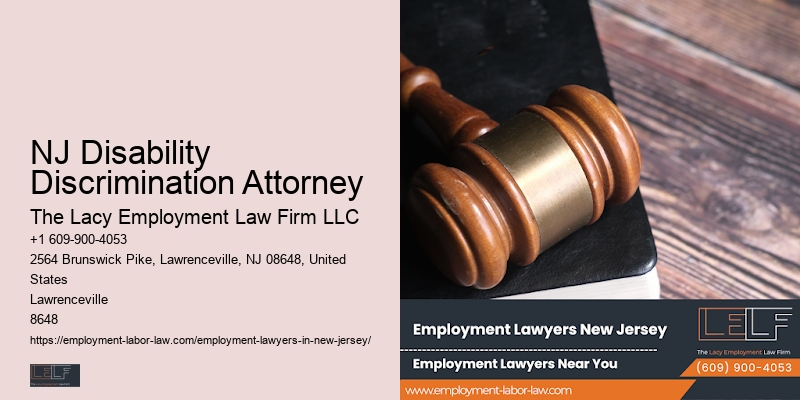 Wrongful Termination Lawyer NJ Disability Discrimination Attorney