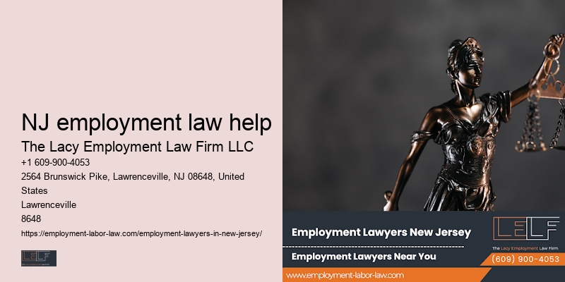 Employment dispute attorney NJ employment law help