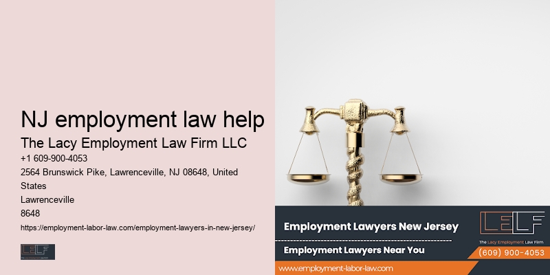 Employee legal representation in NJ