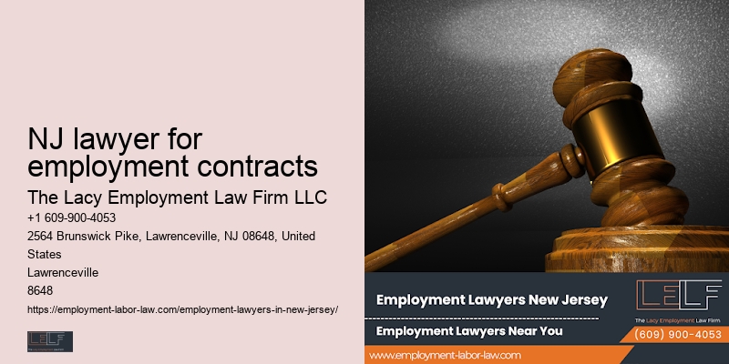NJ employment law representation