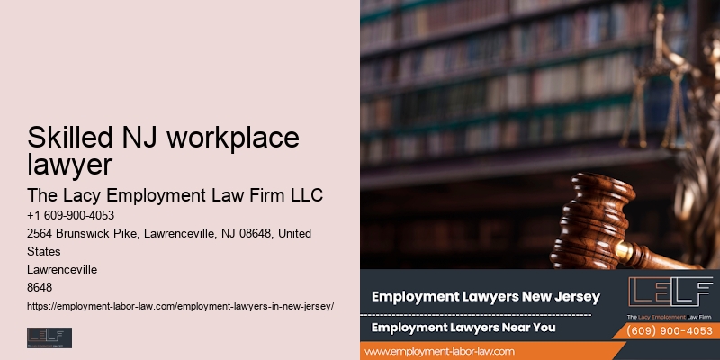 Skilled NJ workplace lawyer wage and hour lawyer fees