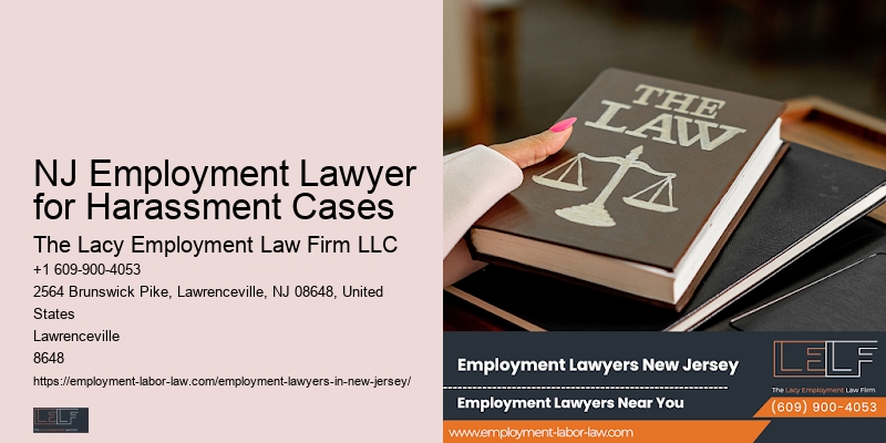 NJ Employment Lawyer for Harassment Cases