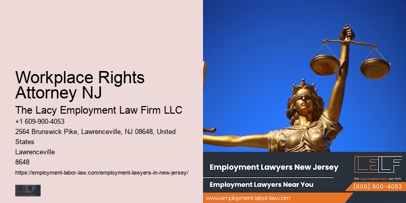 Workplace Rights Legal Consultations New Jersery