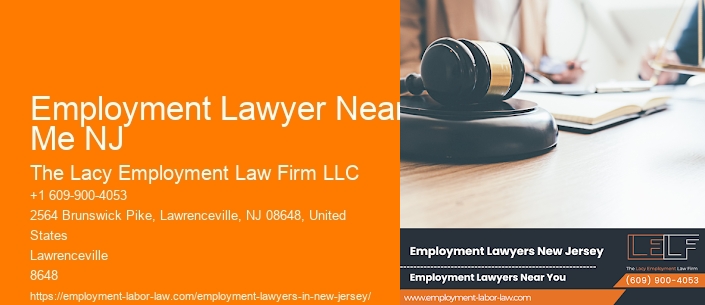 Employment Lawyer Near Me NJ