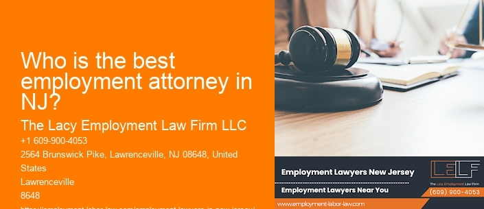Who is the best employment attorney in NJ?