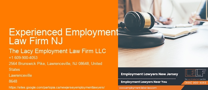 Experienced Employment Law Firm NJ