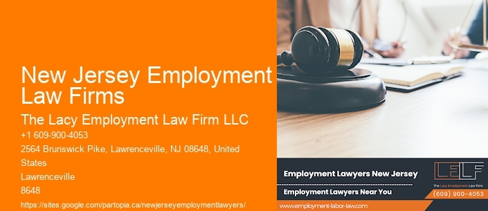 New Jersey Employment Law Firms