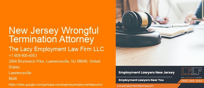 New Jersey Wrongful Termination Attorney