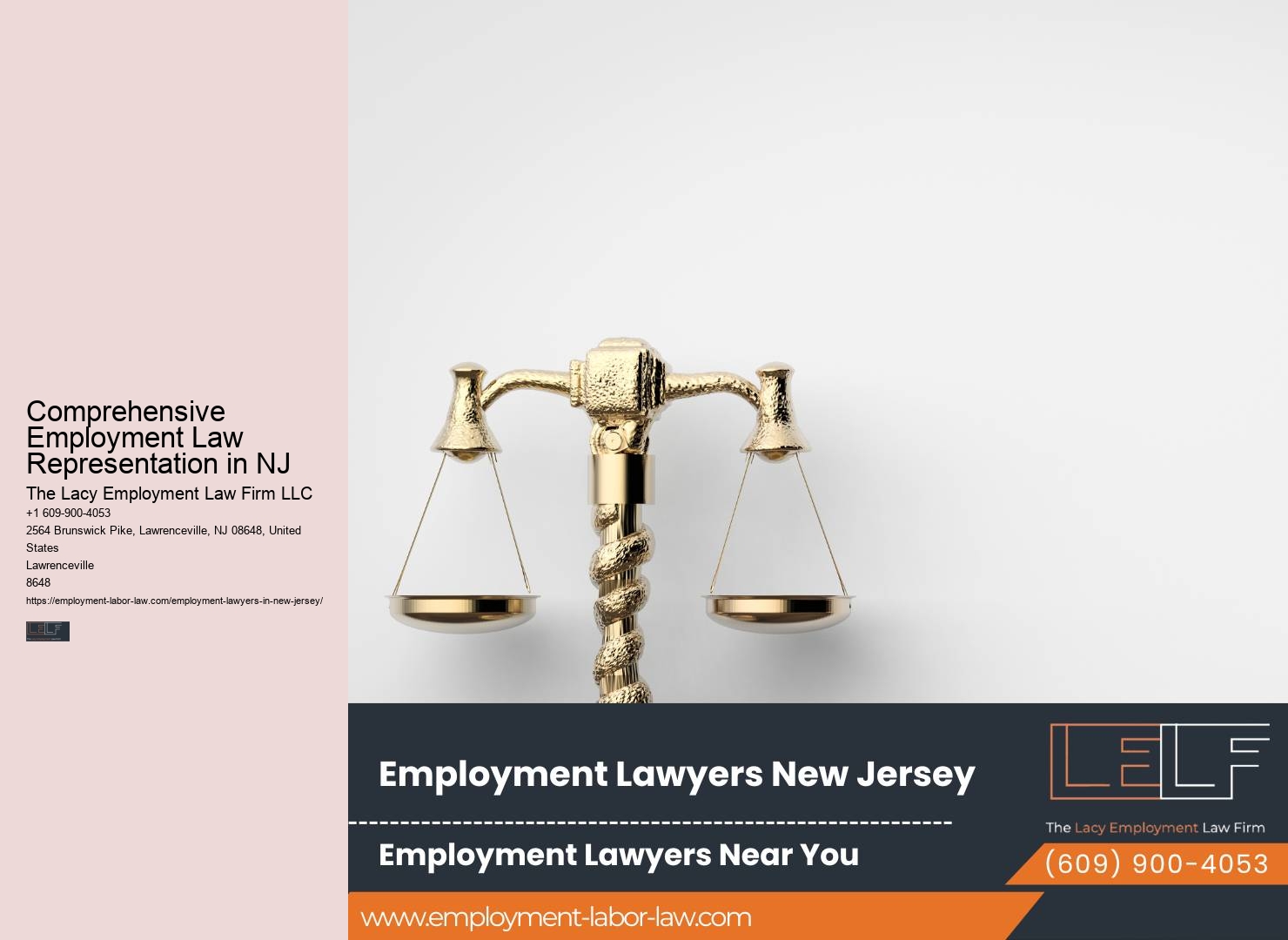 Comprehensive Employment Law Representation in NJ