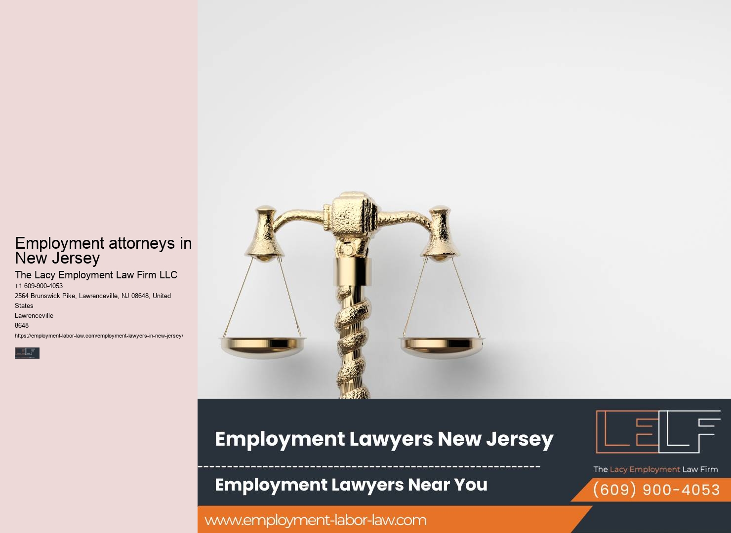 Trusted Employment Law Services in NJ