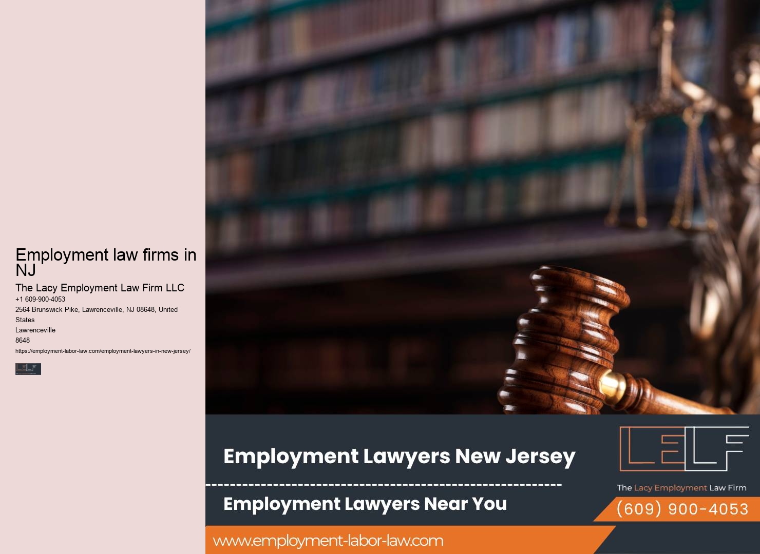 Experienced Employment Law Attorneys in New Jersey