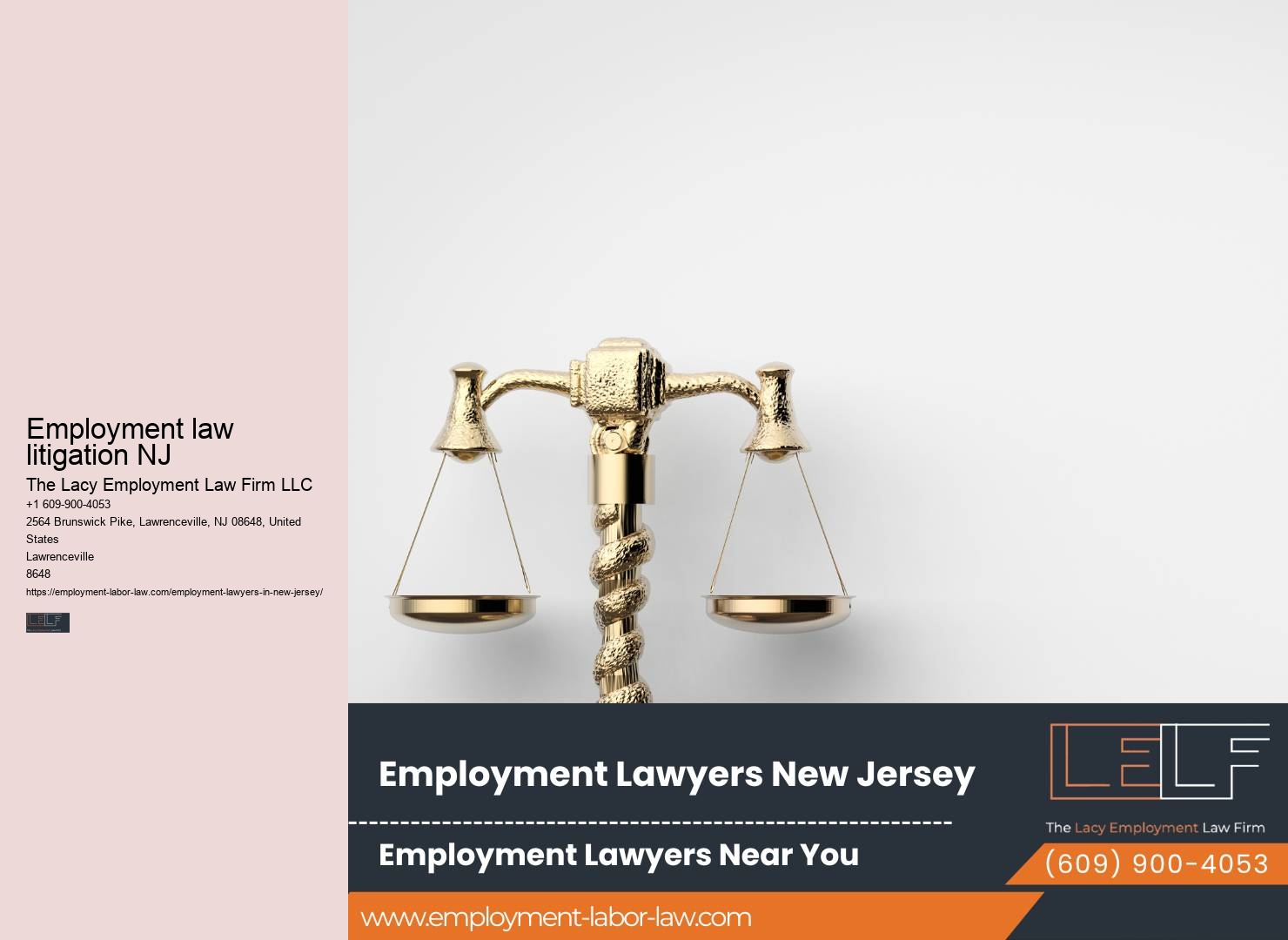 Employment law litigation NJ