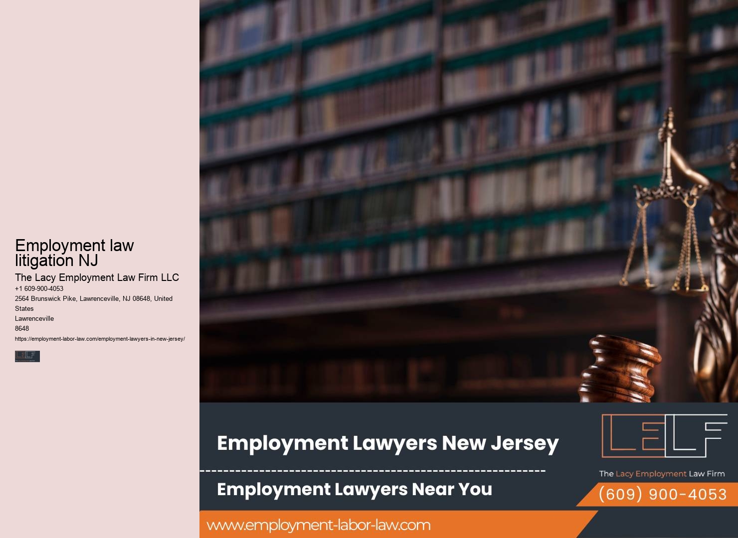 Navigate Employment Law with NJ Legal Experts