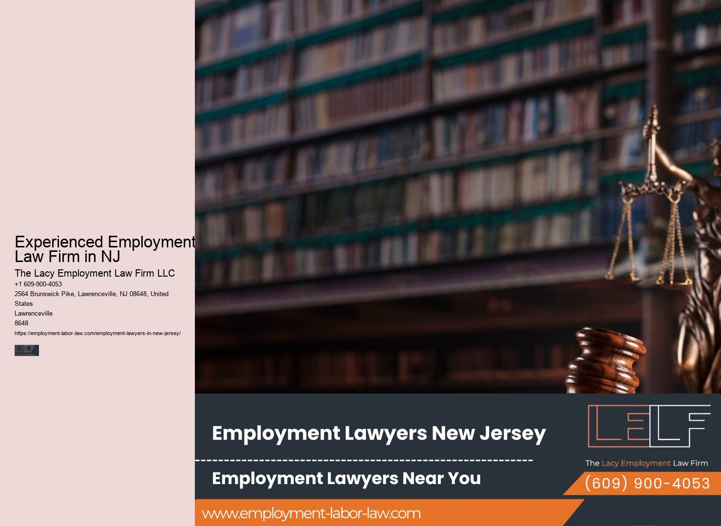 Experienced Employment Law Attorneys in New Jersey