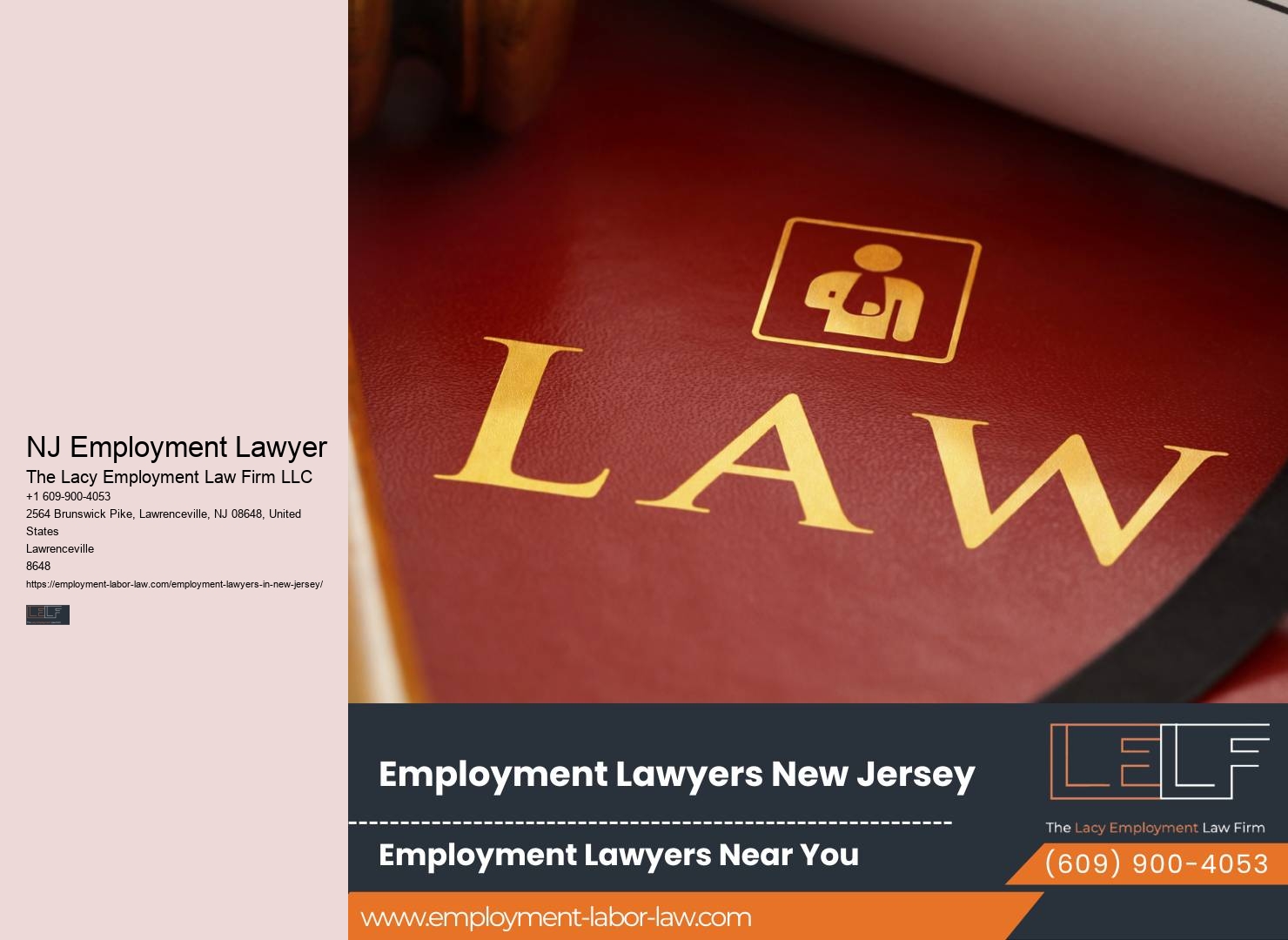 Experienced Employment Law Advocates in NJ