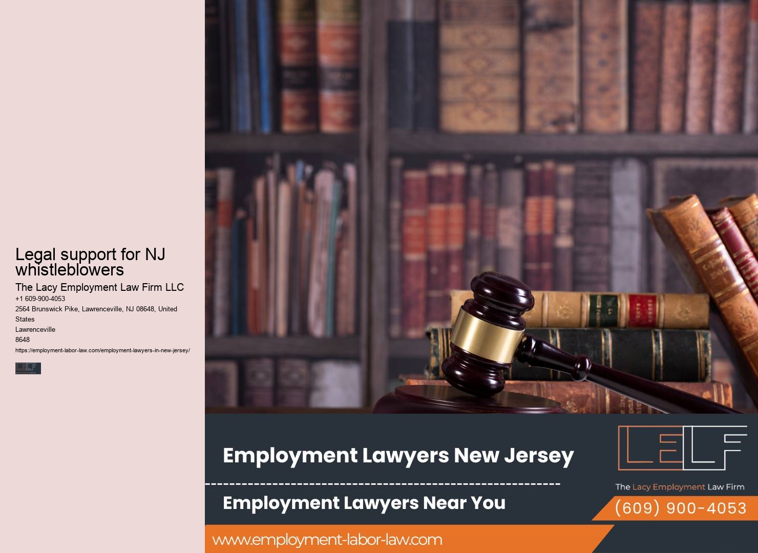 Trusted Employment Law Firm in NJ