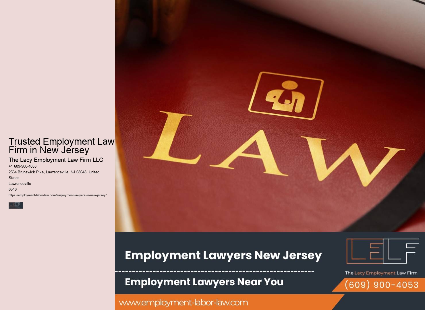 Experienced NJ Lawyers for Employment Law Litigation