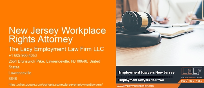 New Jersey Workplace Rights Attorney