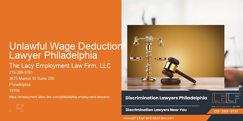 Unlawful Wage Deduction Lawyer Philadelphia