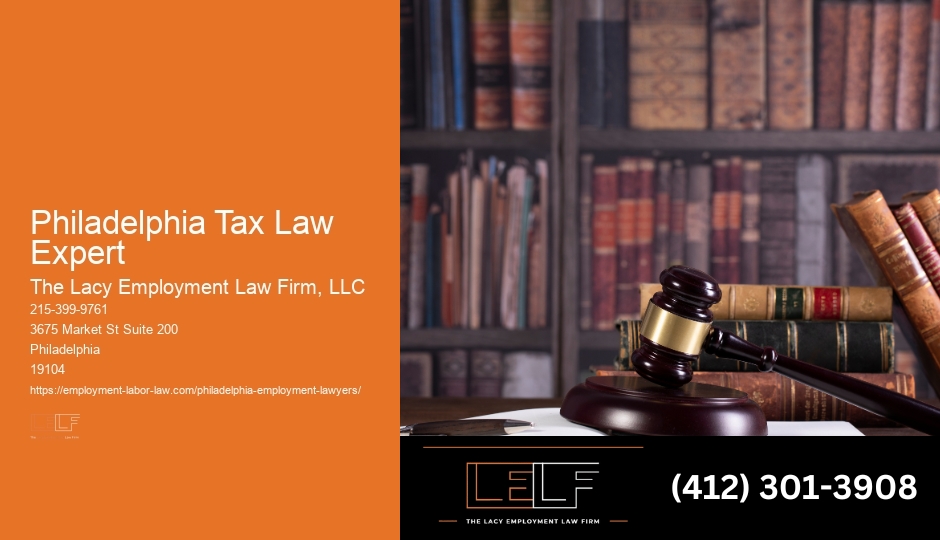 Local Attorney Support Philadelphia Tax Law Expert