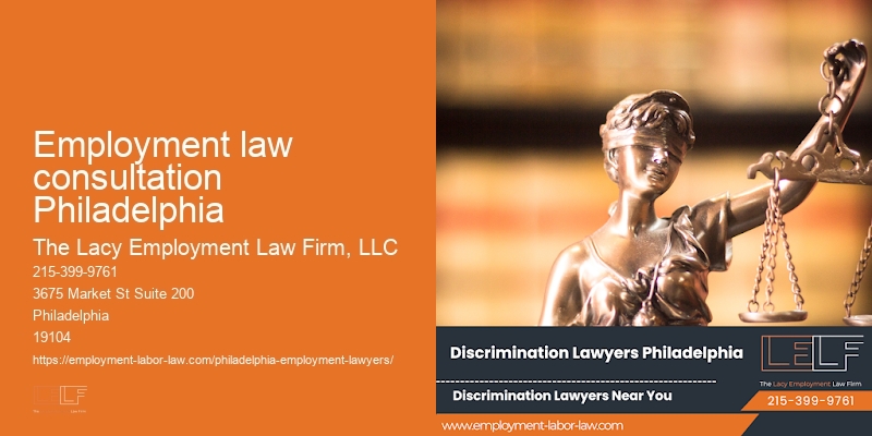 Employment law consultation Philadelphia