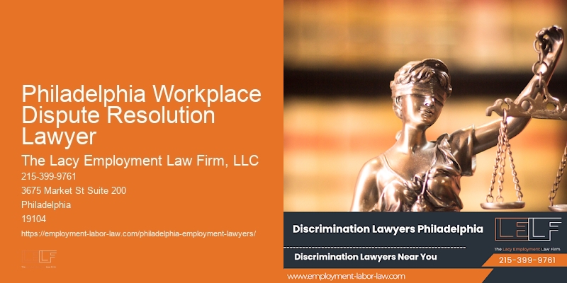 Philadelphia Workplace Dispute Resolution Lawyer