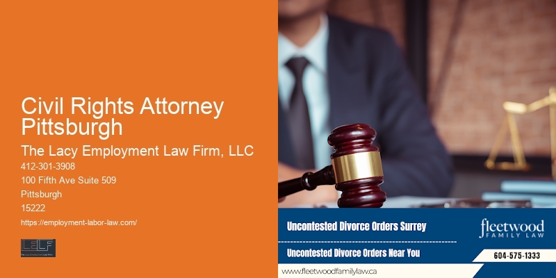 Civil Rights Attorney Pittsburgh