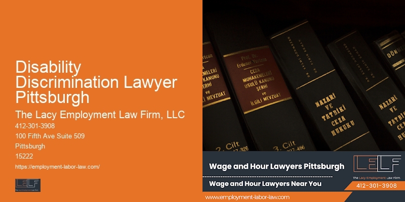 Experienced Employment Lawyer Disability Discrimination Lawyer Pittsburgh
