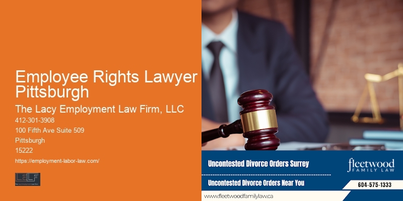 Employee Rights Lawyer Pittsburgh