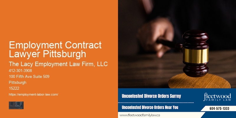 Employment Contract Lawyer Pittsburgh