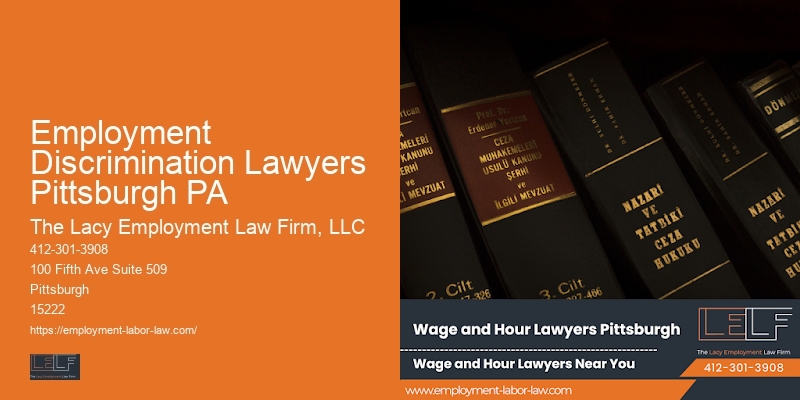 Employment Discrimination Lawyers Pittsburgh PA Employment Legal Representation