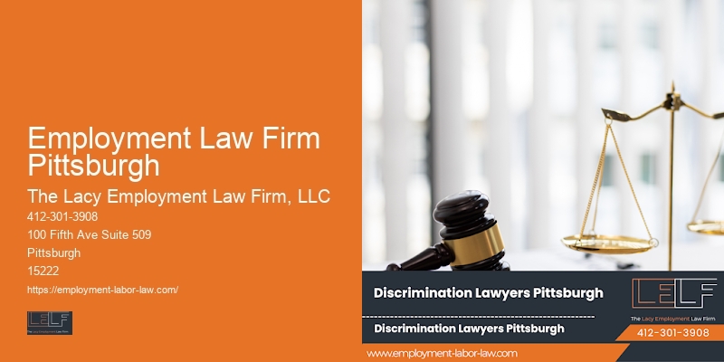 Employment Law Firm Pittsburgh Employment Dispute Resolutions