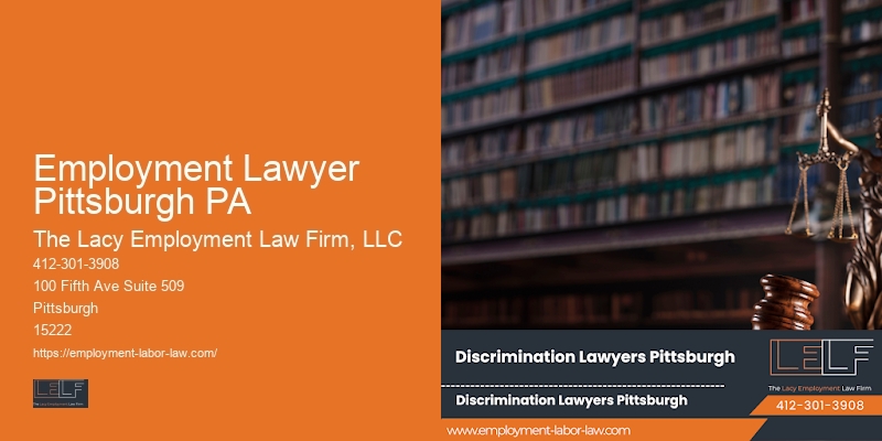 Employment Lawyer Pittsburgh PA Wrongful Dismissal Lawyers