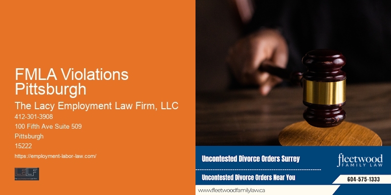 FMLA Violations Pittsburgh
