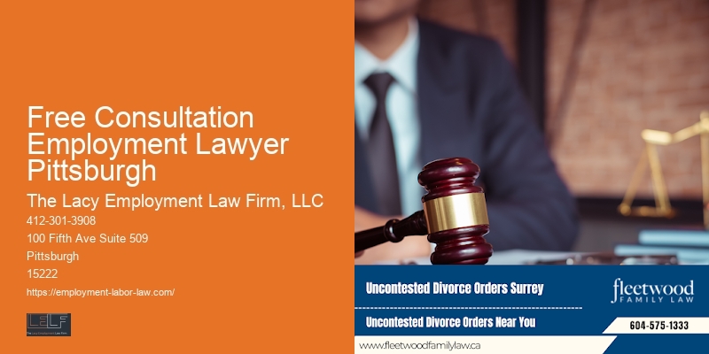 Free Consultation Employment Lawyer Pittsburgh