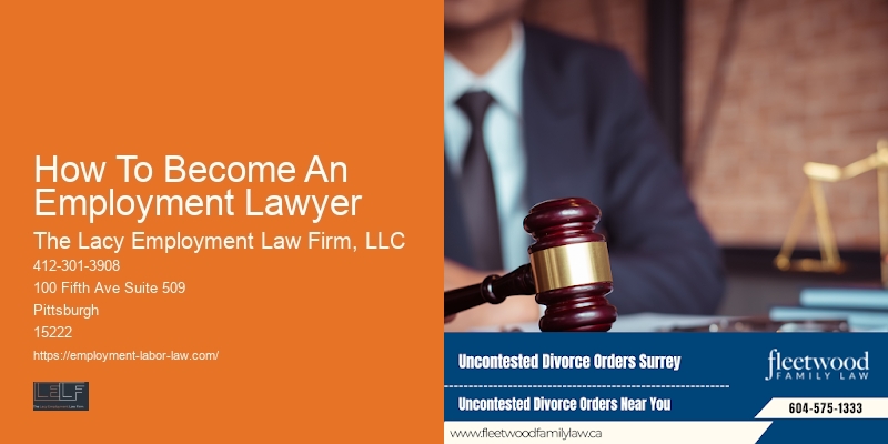 How To Become An Employment Lawyer