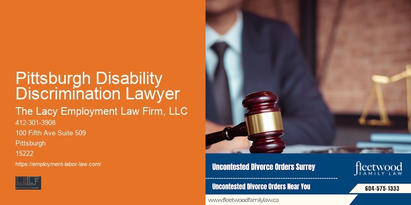 Pittsburgh Disability Discrimination Lawyer
