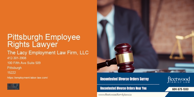 Pittsburgh Employee Rights Lawyer