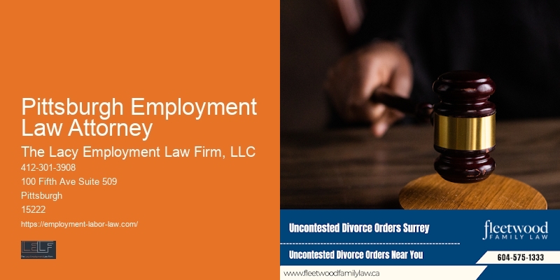 Pittsburgh Employment Law Attorney