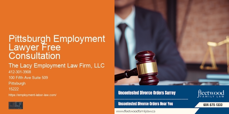 Pittsburgh Employment Lawyer Free Consultation