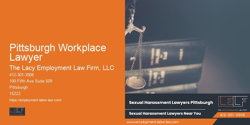 Gender Discrimination Lawyer Pittsburgh Workplace Lawyer