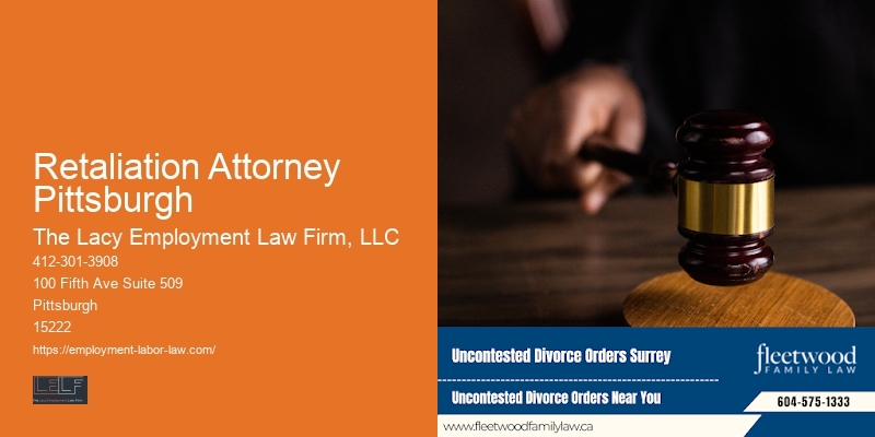 Retaliation Attorney Pittsburgh